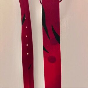 Vintage 80s Fabric Belt - Large